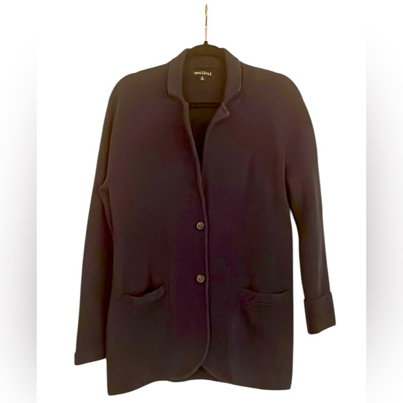 J Crew Navy Blue Knit Jacket Blazer - Picture 5 of 6